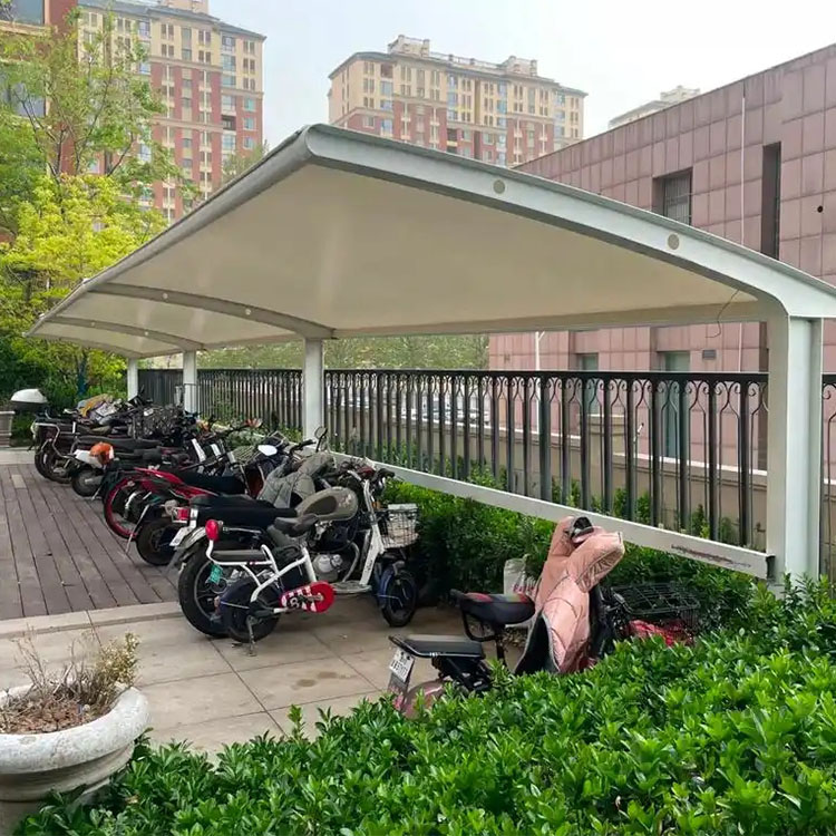 承德县膜结构电动车棚